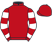 Red, white hooped sleeves}