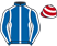Royal blue, white seams, red and white hooped cap}