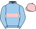 Light blue, pink hoop, pink cap}