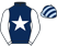 Dark blue, white star and sleeves, light and dark blue striped cap}
