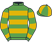 Silk colours for THE SHUNTER (IRE), trained by Emmet Mullins, Ireland and owned by Mr John P. McManus