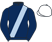 Dark blue, light blue sash, white cap}