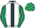 Silk colours for FREEDOM TO DREAM (FR), trained by Peter Fahey, Ireland and owned by Mr Paul D. Leech