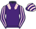 Purple, pink epaulets, striped sleeves and cap}