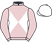 Pink and white diabolo, pink sleeves, white cap