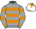 Silk colours for SHEWEARSITWELL (IRE), trained by W. P. Mullins, Ireland and owned by Closutton Racing Club