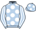 Silk colours for HONEYSUCKLE, trained by Henry de Bromhead, Ireland and owned by Mr K. Alexander