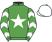 Silk colours for PRESENTING PERCY, trained by Patrick G. Kelly, Ireland and owned by Philip J. Reynolds