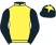 Yellow, black sleeves, black cap, yellow star}