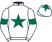 White, dark green star, armlets and star on cap}