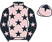 Pink, black stars, black sleeves, pink stars, pink cap, black star}