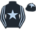 Black, light blue star, striped sleeves, light blue star on cap}