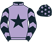 Mauve, black star, black sleeves, mauve chevrons, black cap, mauve stars}