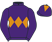 Silk colours for GAS LINE BOY (IRE), trained by Ian Williams and owned by The Three Graces