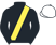 Black, yellow sash, white cap}