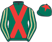 Silk colours for VIEUX LION ROUGE (FR), trained by David Pipe and owned by Prof Caroline Tisdall & Mr John Gent