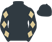 Black, beige diamonds on sleeves}