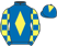 Silk colours for MAGGIO (FR), trained by Patrick Griffin, Ireland and owned by D G Pryde/James Beaumont