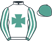 White, emerald maltese cross, emerald and white striped sleeves, emerald cap, white peak}
