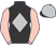 Black, silver diamond, pink sleeves, silver cap, black peak}