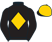 Black, gold diamond, black sleeves, gold cap, black peak}