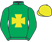 Green, yellow maltese cross and cap}