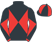 Black & red diabolo, red sleeves, black diabolo, black & red quartered cap}