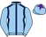 Silk colours for DORKING COCK (IRE), trained by Stuart Crawford, Ireland and owned by S. R. B. Crawford