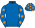 Silk colours for THE JAM MAN (IRE), trained by Ronan M. P. McNally, Ireland and owned by Ronan M. P. McNally