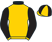 Gold, black collar and sleeves, gold cuffs, quartered cap}