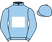 Light blue, white square, light blue sleeves and cap}