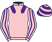 Silk colours for DANS LE VENT (FR), trained by Evan Williams and owned by R J Gambarini Racing