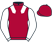 Maroon, white epaulets and sleeves}