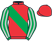 Red, green sash, green and silver striped sleeves,red cap}