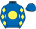 Silk colours for KEMBOY (FR), trained by W. P. Mullins, Ireland and owned by Kemboy&Brett Graham/Ken Sharp Syndicate