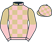 Beige & pink check, halved sleeves, check cap}
