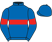 Silk colours for GIN COCO (FR), trained by Harry Fry and owned by David's Partnership