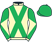 Silk colours for FEIGH (IRE), trained by W. P. Mullins, Ireland and owned by Dr S. P. Fitzgerald