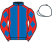 Silk colours for DIESEL D'ALLIER (FR), trained by Richard Bandey and owned by The French Link