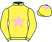 Yellow, pink star and star on cap}