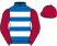 Silk colours for THREE CARD BRAG (IRE), trained by Gordon Elliott, Ireland and owned by McNeill Family/Patrick & Scott Bryceland