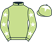 Light green, white stars on sleeves, light green cap, white star}