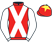 Red, white cross sashes and sleeves, red cap, yellow star