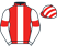 Red, white stripe, white sleeves, red armlets, red and white striped cap}