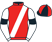 Red, white sash, white sleeves, black armlet, black & red quartered cap}