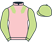 Pink, light green epaulets, sleeves and cap}