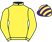 Yellow, purple & yellow striped cap}
