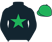 Black, emerald green star, emerald green cap}