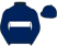 Dark blue, white hoop
