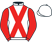 White, red cross belts and sleeves}